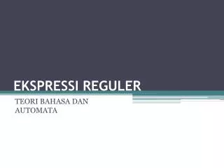 ekspressi reguler