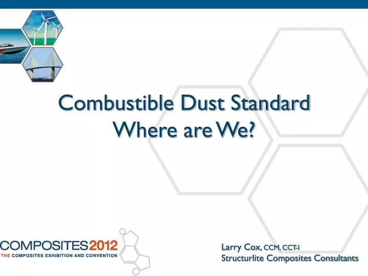 combustible dust standard where are we
