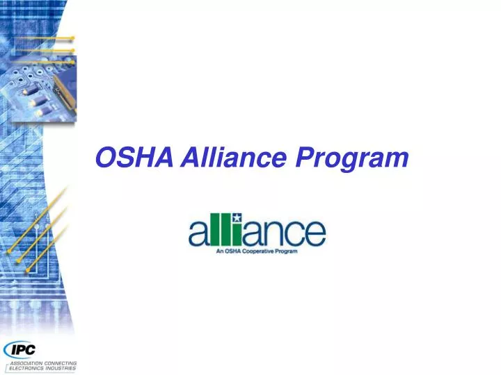 osha alliance program