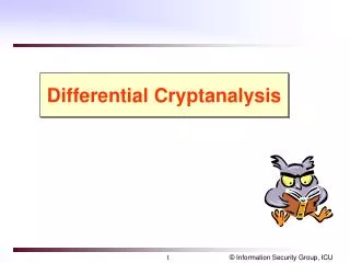 Differential Cryptanalysis