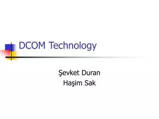 dcom technology