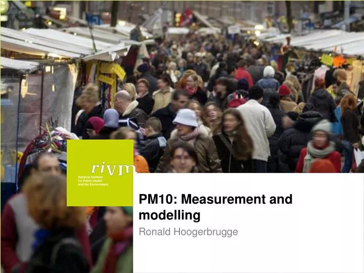 pm10 measurement and modelling