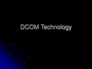 DCOM Technology