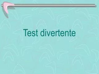 test divertente