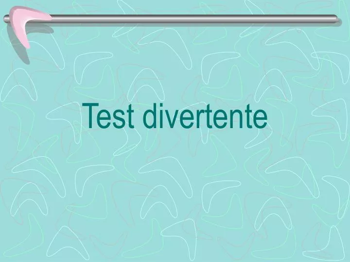 test divertente