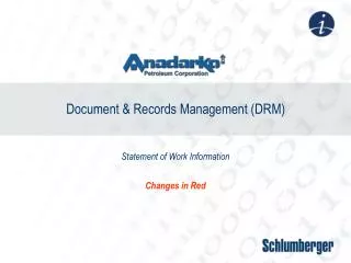 Document &amp; Records Management (DRM)