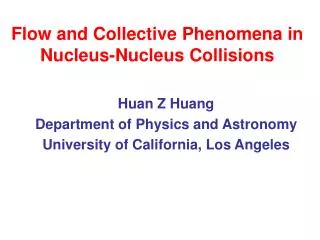 Flow and Collective Phenomena in Nucleus-Nucleus Collisions