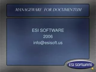 Manageware For Documentum