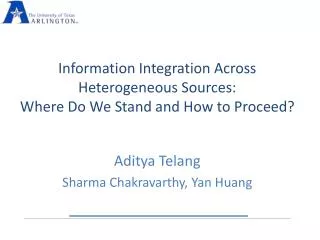 Information Integration Across Heterogeneous Sources: Where Do We Stand and How to Proceed?