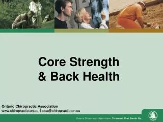 Core Strength &amp; Back Health
