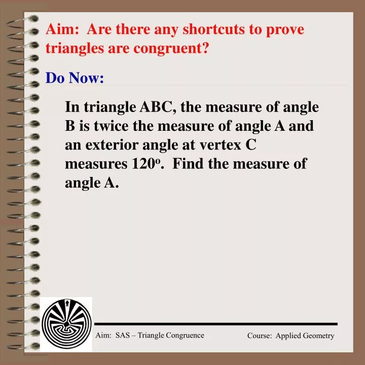 aim are there any shortcuts to prove triangles are congruent