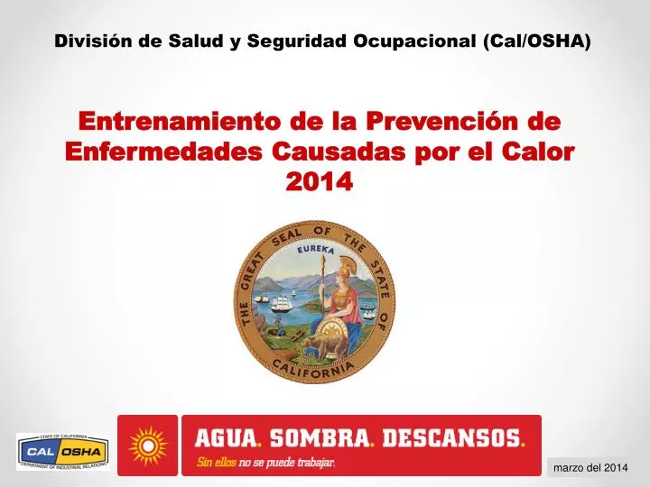 divisi n de salud y seguridad ocupacional cal osha