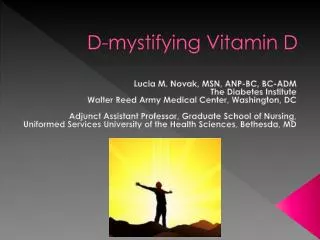 D-mystifying Vitamin D