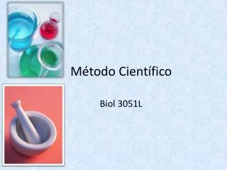 m todo cient fico