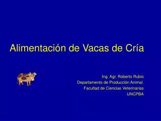alimentaci n de vacas de cr a