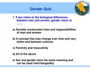 Gender Quiz