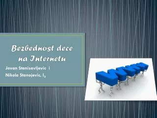 bezbednost dece na internetu