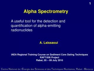 Alpha Spectrometry