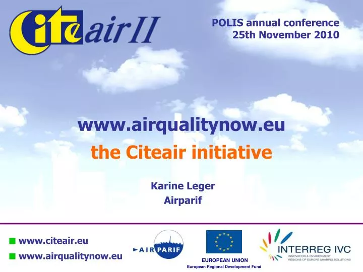 www airqualitynow eu the citeair initiative