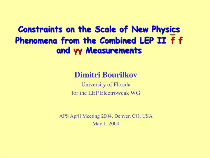 constraints on the scale of new physics phenomena from the combined lep ii f f and measurements