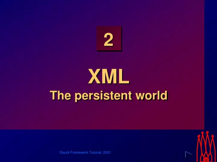 xml the persistent world