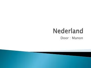 nederland