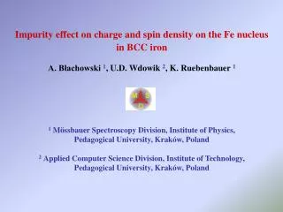 Impurity effect on charge and spin density on the Fe nucleus in BCC iron