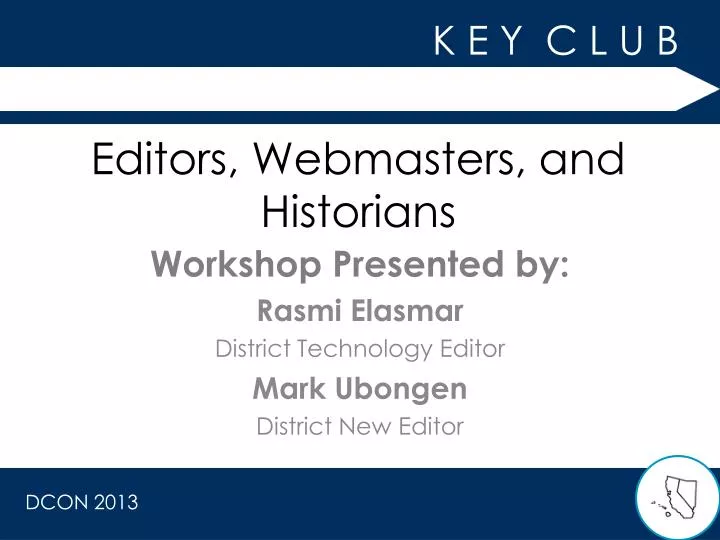 editors webmasters and historians