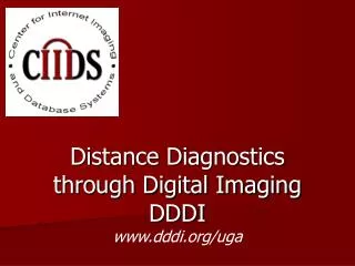 Distance Diagnostics through Digital Imaging DDDI dddi/uga