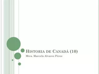 historia de canad 10