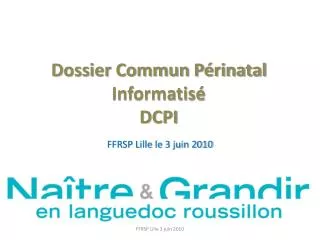 dossier commun p rinatal informatis dcpi