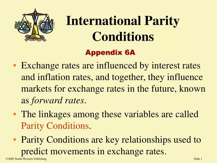 international parity conditions
