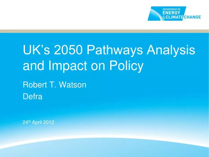 uk s 2050 pathways analysis and impact on policy