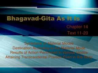 Bhagavad-Gita As It Is