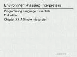 Environment-Passing Interpreters - slide 1