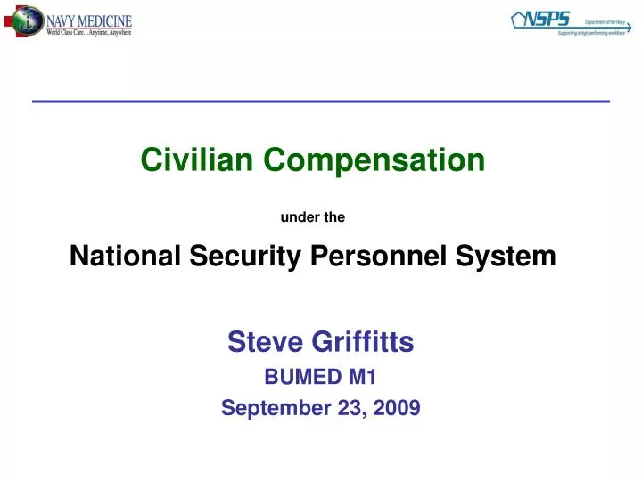 civilian compensation under the national security personnel system