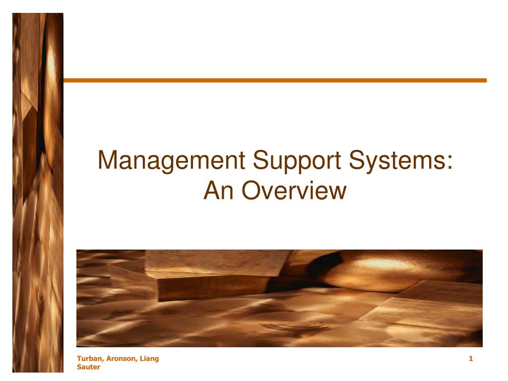 PPT - Management Support Systems: An Overview PowerPoint Presentation ...