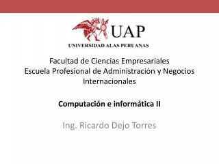 facultad de ciencias empresariales escuela profesional de administraci n y negocios internacionales
