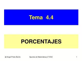 porcentajes