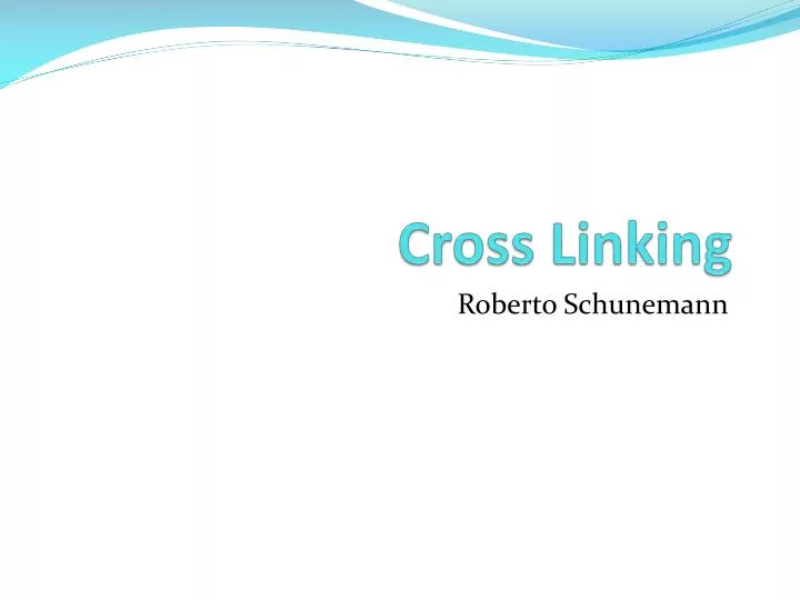 cross linking