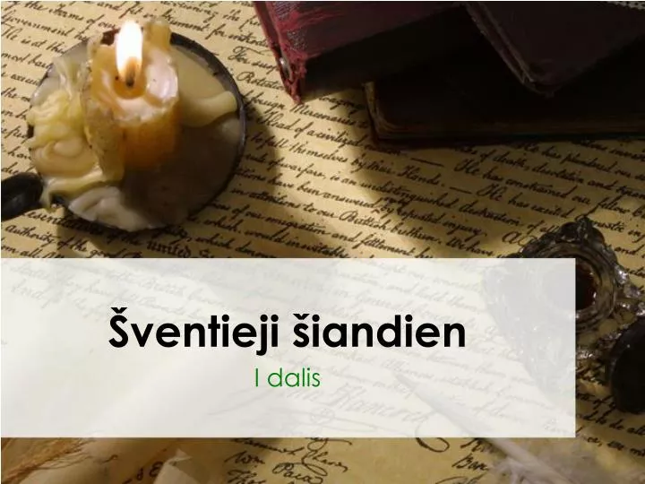 ventieji iandien i dalis