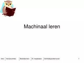 machinaal leren