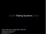 Green Rating Systems : Intro - slide 1