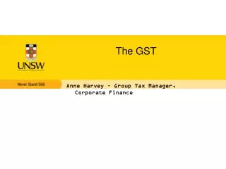 The GST