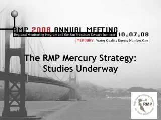 The RMP Mercury Strategy: Studies Underway
