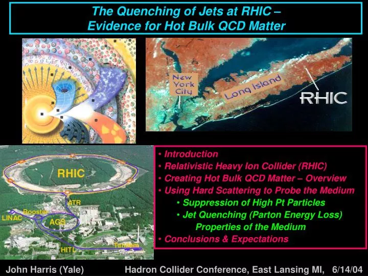 the quenching of jets at rhic evidence for hot bulk qcd matter