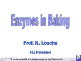 Enzymes in Baking