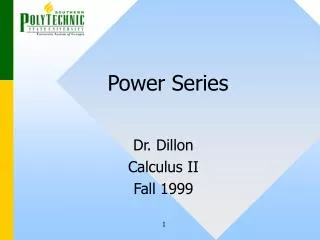 Power Series