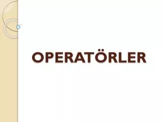 operat rler