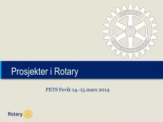 prosjekter i rotary